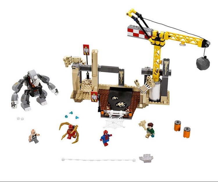 เลโก้สไปเดอร์แมนVSมนุษย์ทรายและไรโน Lego Spider-Man Rhino and Sandman Super Villain Team-Up