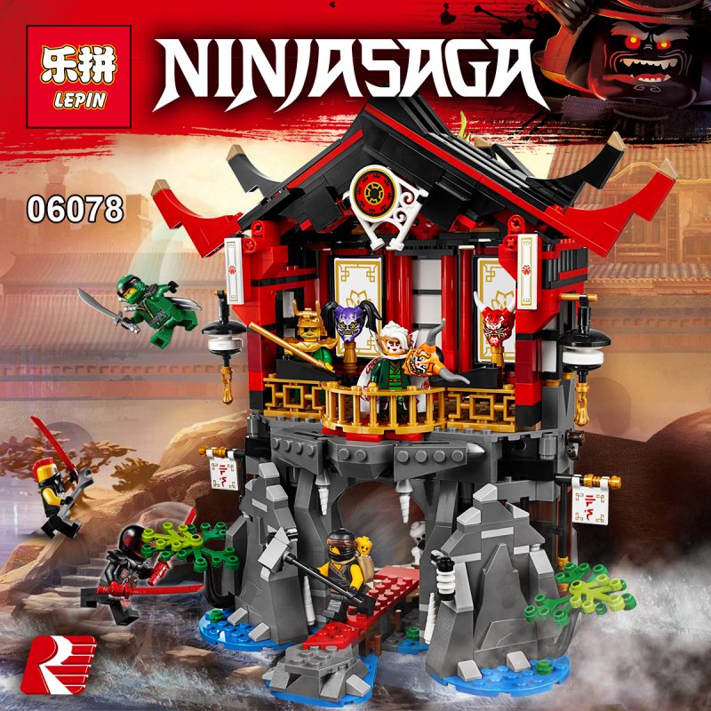 LELE ตัวต่อนินจาโกชุดปราสาทนินจา Ninjago Temple of Resurrection